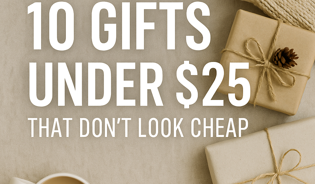10 affordable gift ideas under $25 with cozy, stylish, and thoughtful options