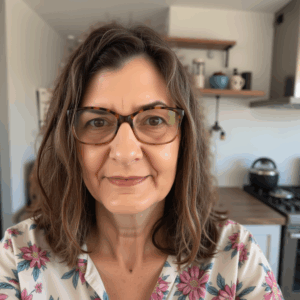 Portrait of Mama Hall, founder of Frugal Reports, helping families live well and save money